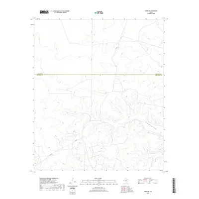 2019 Map of Texon SE, 2019 Print