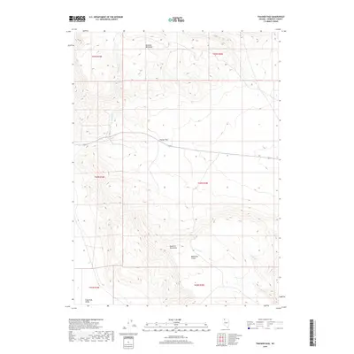 2018 Map of Thacker Pass, 2018 Print
