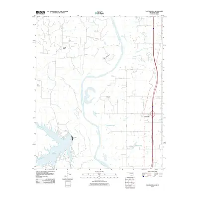 2010 Map of Thackerville, 2010 Print