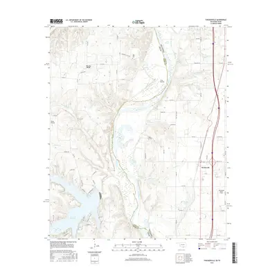 2016 Map of Thackerville, 2016 Print