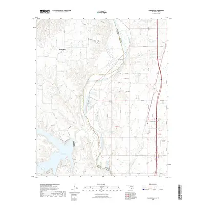 2019 Map of Thackerville, 2019 Print
