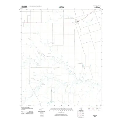 2010 Map of Thalia, 2010 Print