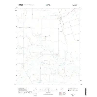 2019 Map of Thalia, 2019 Print
