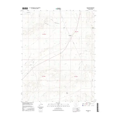 2016 Map of Thatcher, 2016 Print