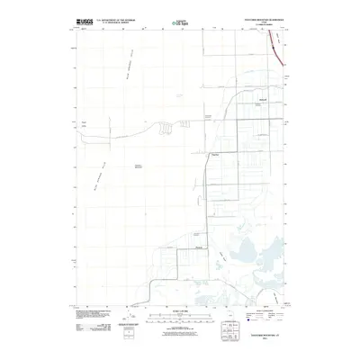 2011 Map of Thatcher Mountain, 2011 Print
