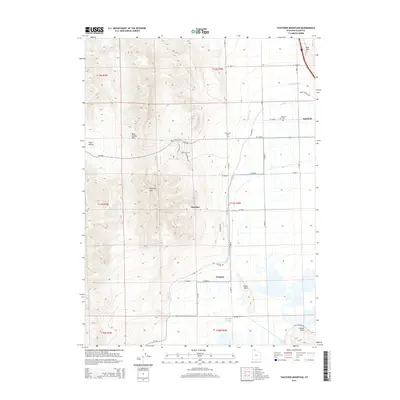 2014 Map of Thatcher Mountain, 2014 Print