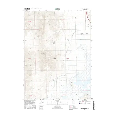 2017 Map of Thatcher Mountain, 2017 Print
