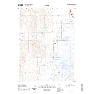 2023 Map of Thatcher Mountain, 2023 Print