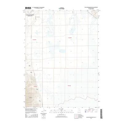 2017 Map of Thatcher Mountain SW, 2017 Print