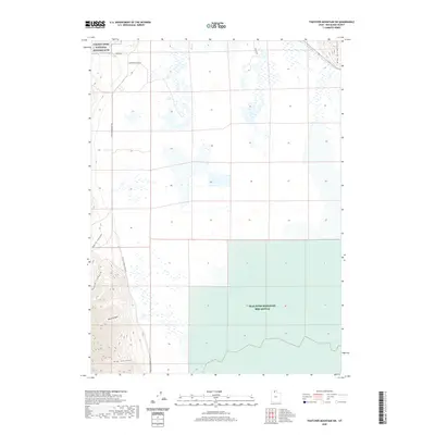 2020 Map of Thatcher Mountain SW, 2020 Print