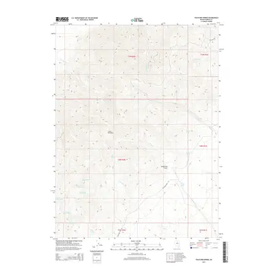 2014 Map of Thatcher Spring, 2014 Print