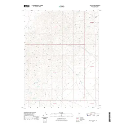 2018 Map of Thatcher Spring, 2018 Print