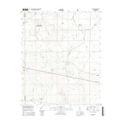 2015 Map of Thaxton, 2015 Print