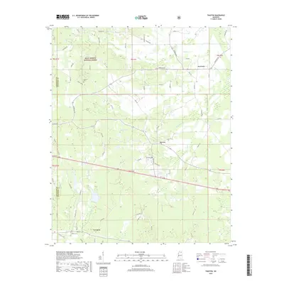 2018 Map of Thaxton, 2018 Print