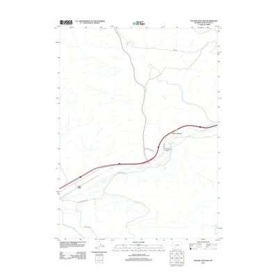 2012 Map of Thayer Junction, 2012 Print