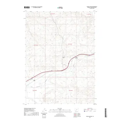 2017 Map of Thayer Junction, 2017 Print
