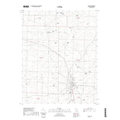 2017 Map of Thayer, 2017 Print