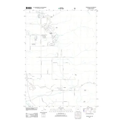 2012 Map of Thayne East, 2012 Print