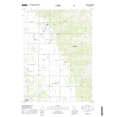 2018 Map of Thayne East, 2018 Print