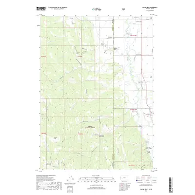 2018 Map of Thayne West, 2018 Print