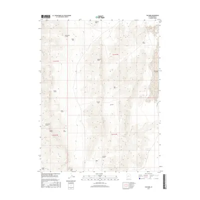 2017 Map of The Barn, 2017 Print