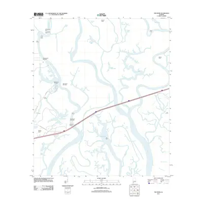 2011 Map of The Basin, 2011 Print