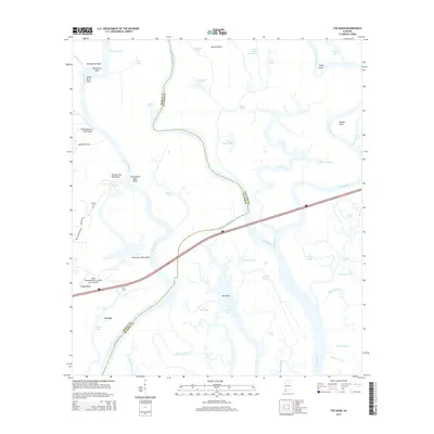 2014 Map of The Basin, 2014 Print