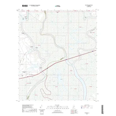 2018 Map of The Basin, 2018 Print