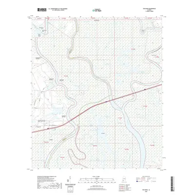 2020 Map of The Basin, 2020 Print
