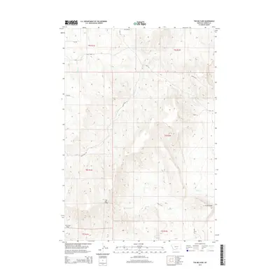2014 Map of The Big Slide, 2014 Print