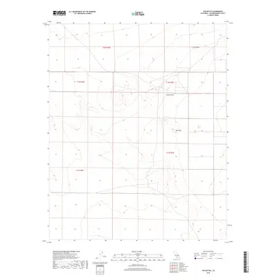 2018 Map of The Buttes, 2018 Print