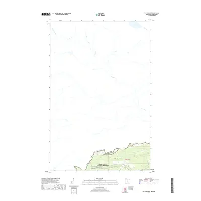 2019 Map of The Cascades, 2019 Print