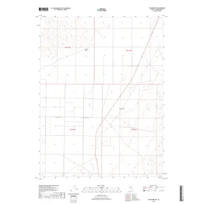 2018 Map of The Cedars SW, 2018 Print