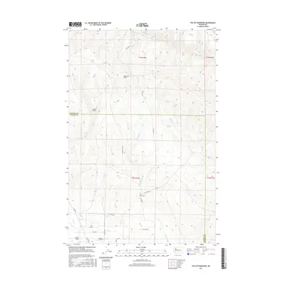 2017 Map of The Cottonwoods, 2017 Print