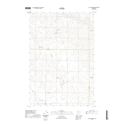 2020 Map of The Cottonwoods, 2020 Print