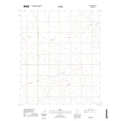 2020 Map of The Divide, 2020 Print