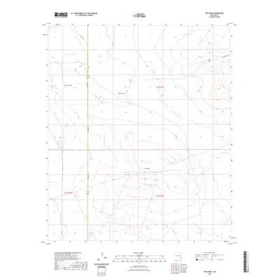 2023 Map of The Divide, 2023 Print