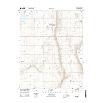 2017 Map of The Divide, 2017 Print