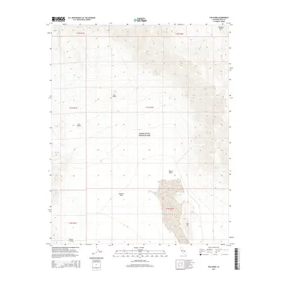 2015 Map of The Dunes, 2015 Print