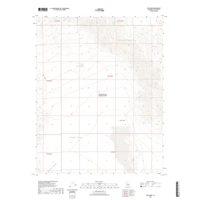 2018 Map of The Dunes, 2018 Print