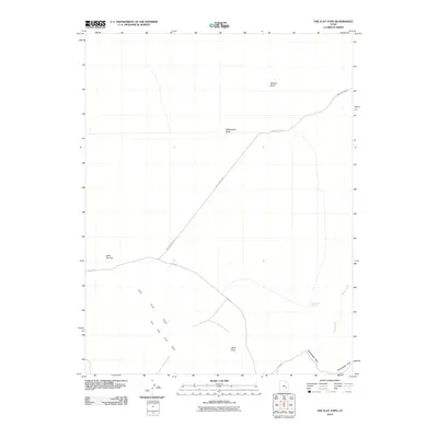 2010 Map of The Flat Tops, 2010 Print