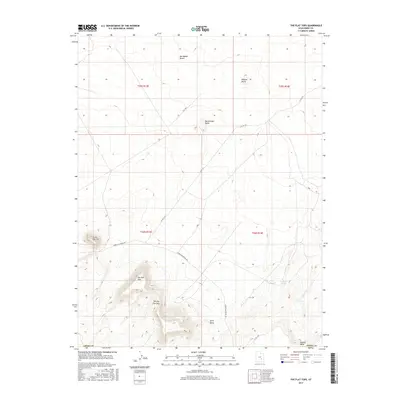 2017 Map of The Flat Tops, 2017 Print
