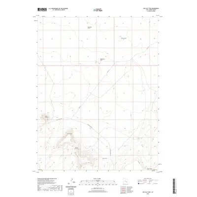 2020 Map of The Flat Tops, 2020 Print