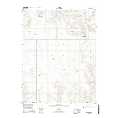 2014 Map of The Frying Pan, 2014 Print