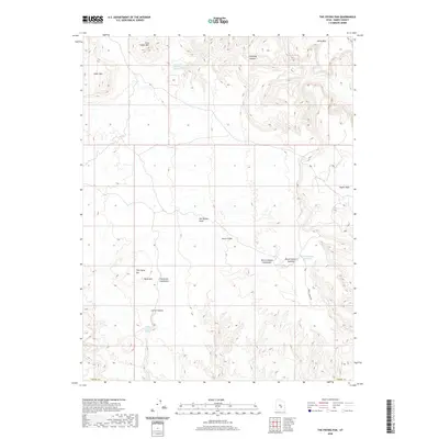 2020 Map of The Frying Pan, 2020 Print