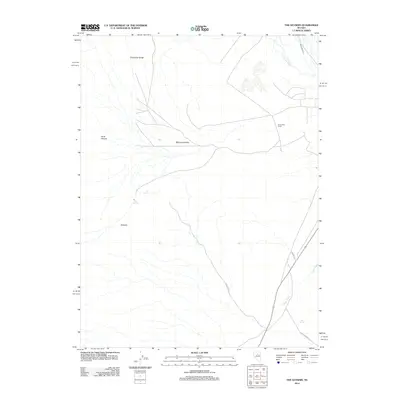 2012 Map of The Geysers, 2012 Print