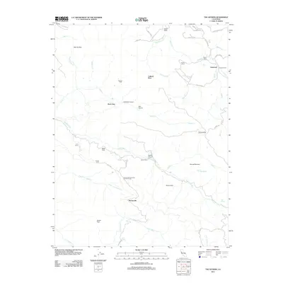 2012 Map of The Geysers, 2012 Print