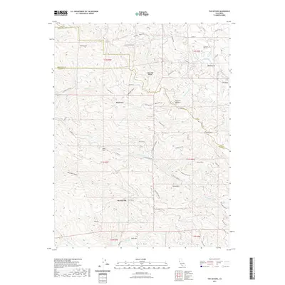 2021 Map of The Geysers, 2021 Print