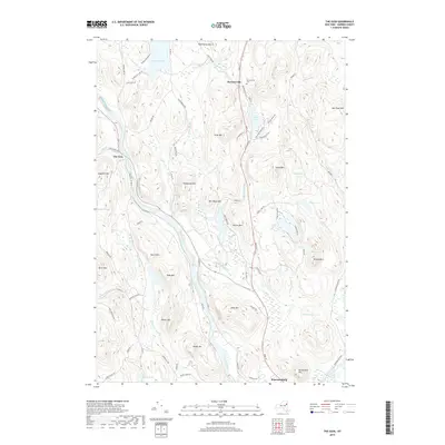 2019 Map of The Glen, 2019 Print
