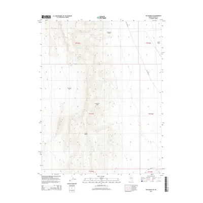 2014 Map of The Gouge Eye, 2014 Print
